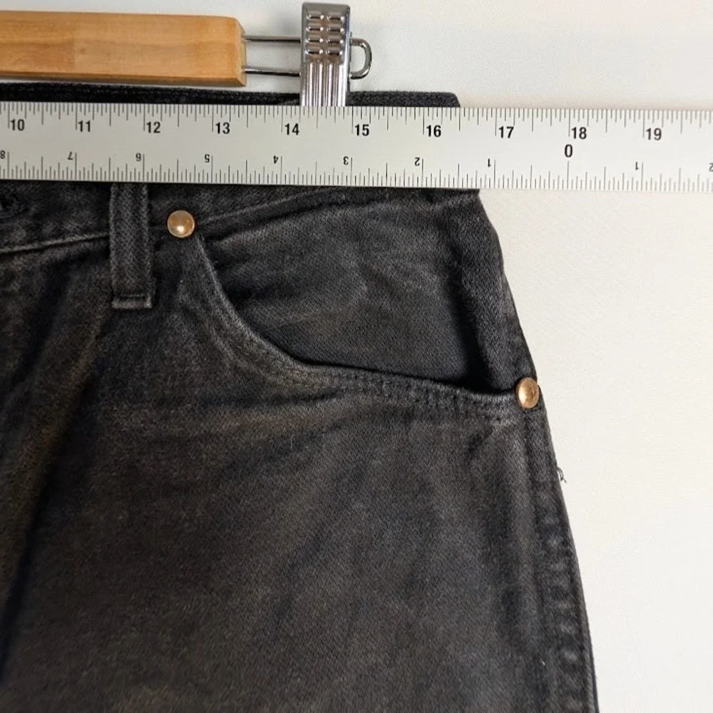 Wrangler Jeans‎ Men's 33x38 Black 13MWZWK Original Cowboy Cut High Rise Cotton